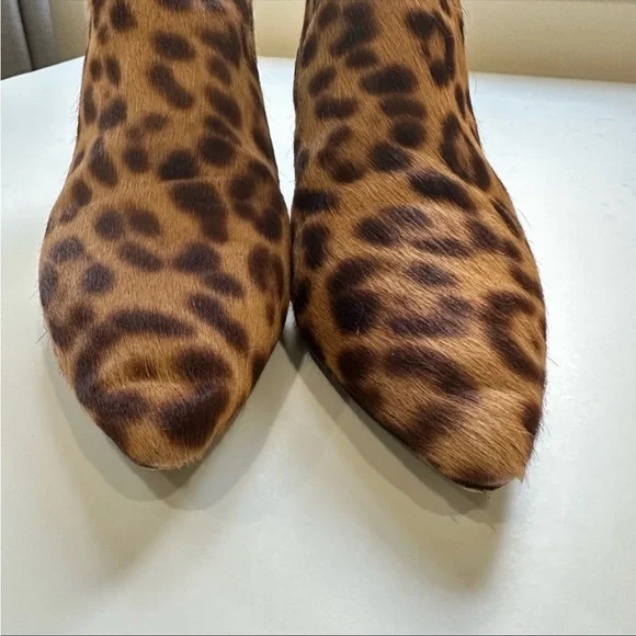 The Kooples Animal Print Ankle Booties 39 8.5 - Picture 9 of 12